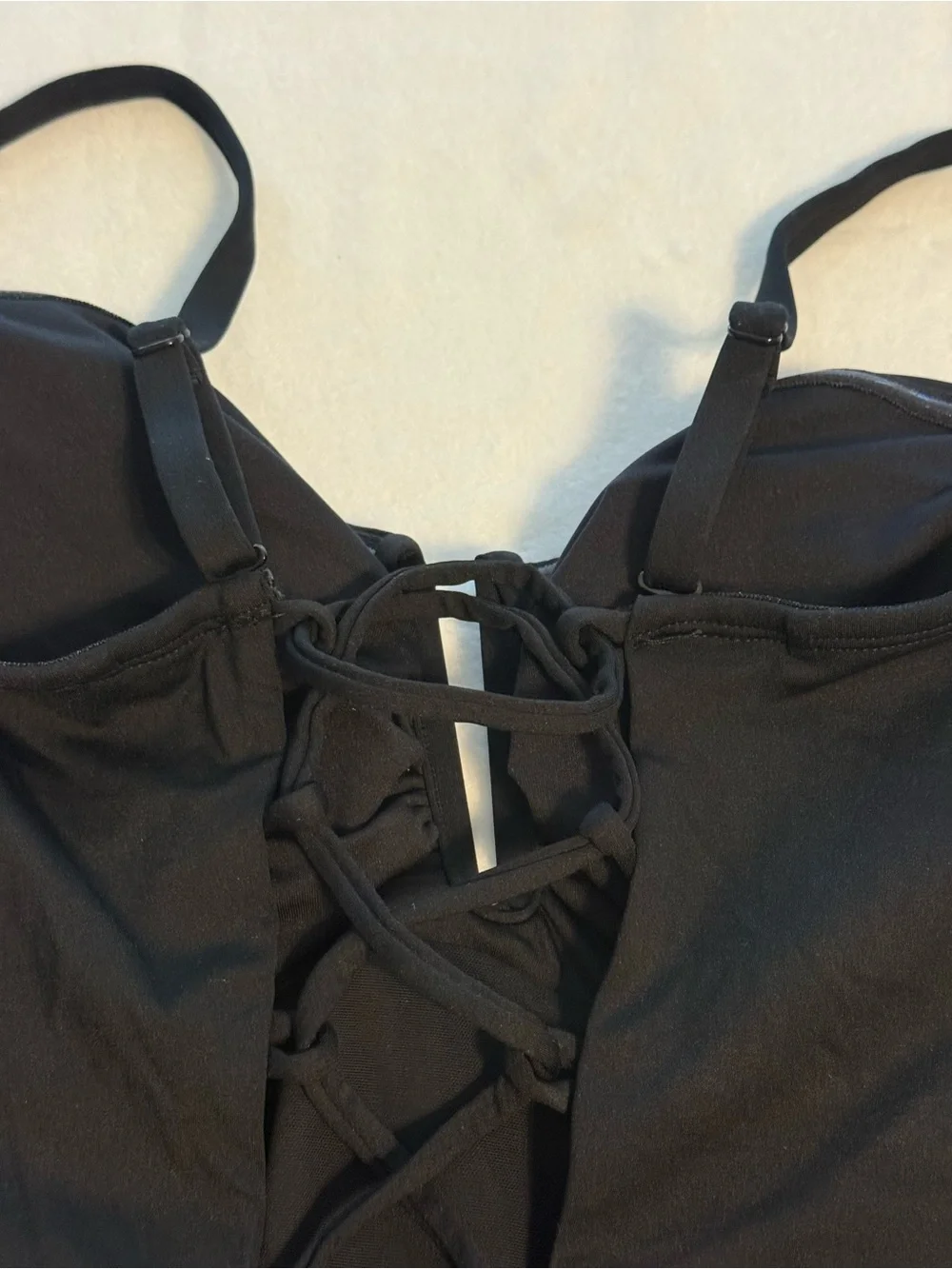 TA3 Converty Snatched Swimsuit Corset Black Size X-Large Short NWT.